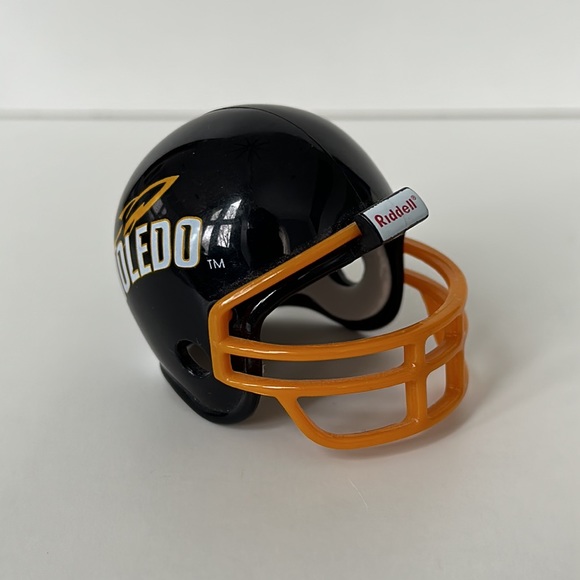 Toledo Rockets NCAA Vintage Pocket Pro Mini Riddell Football Helmet - Picture 2 of 6